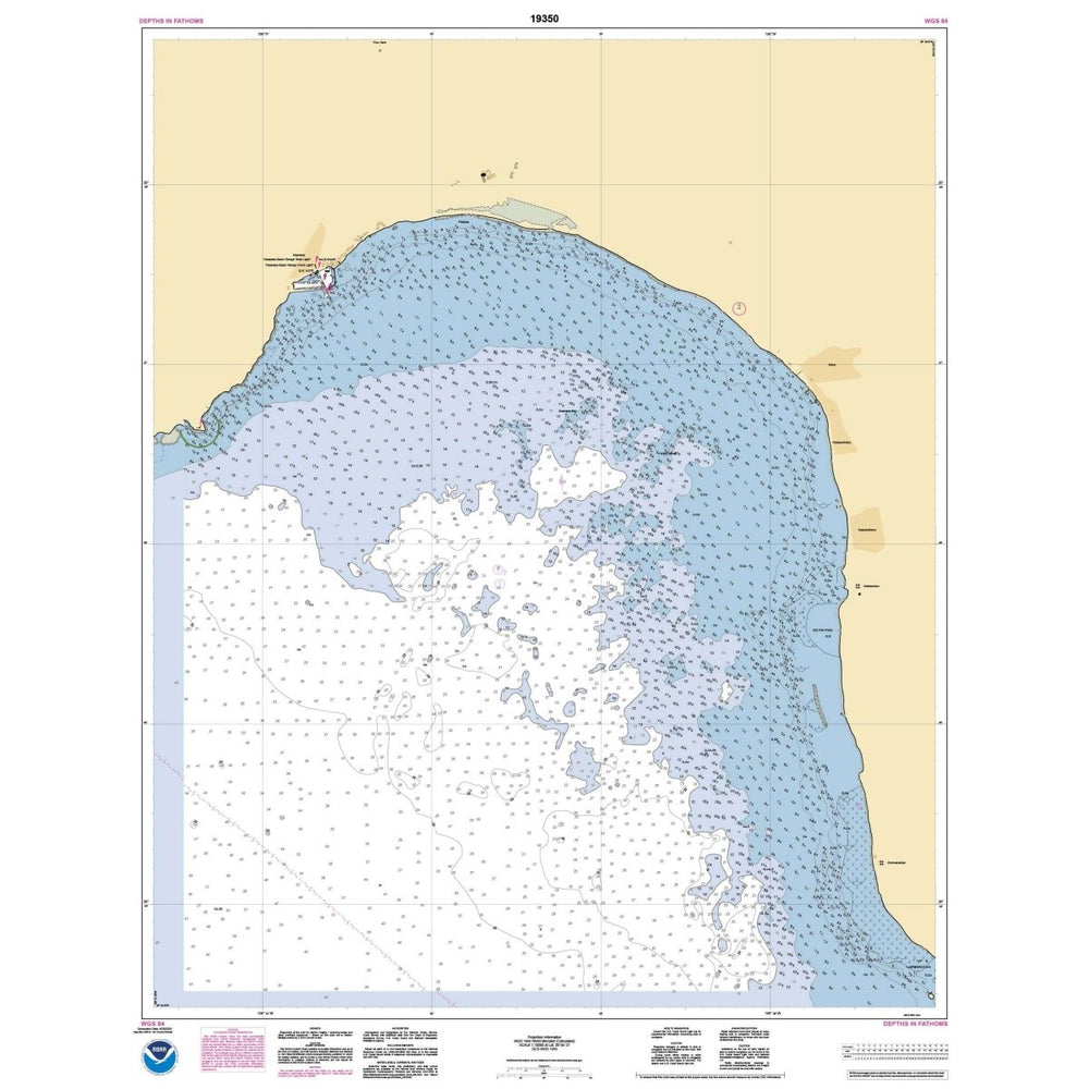 Historical NOAA Chart 19350: Island of Maui Ma'alaea Bay - Life Raft Professionals