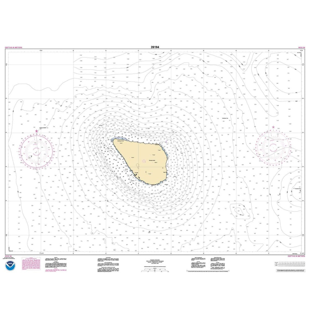 Historical NOAA Chart 26194: Navassa Island - Life Raft Professionals