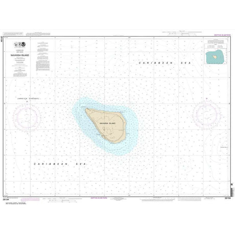 Historical NOAA Chart 26194: Navassa Island - Life Raft Professionals
