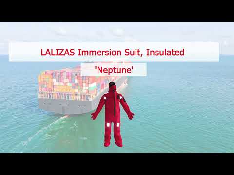 LALIZAS Neptune Insulated Immersion Suit