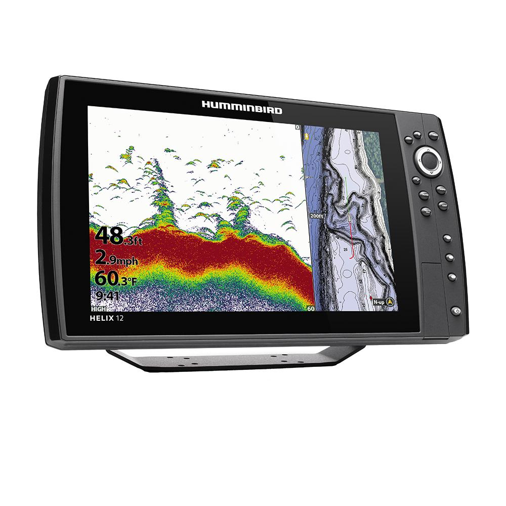 Humminbird HELIX 12 CHIRP Fishfinder/GPS Combo G3N w/Transom Mount Transducer [410900-1] - Life Raft Professionals
