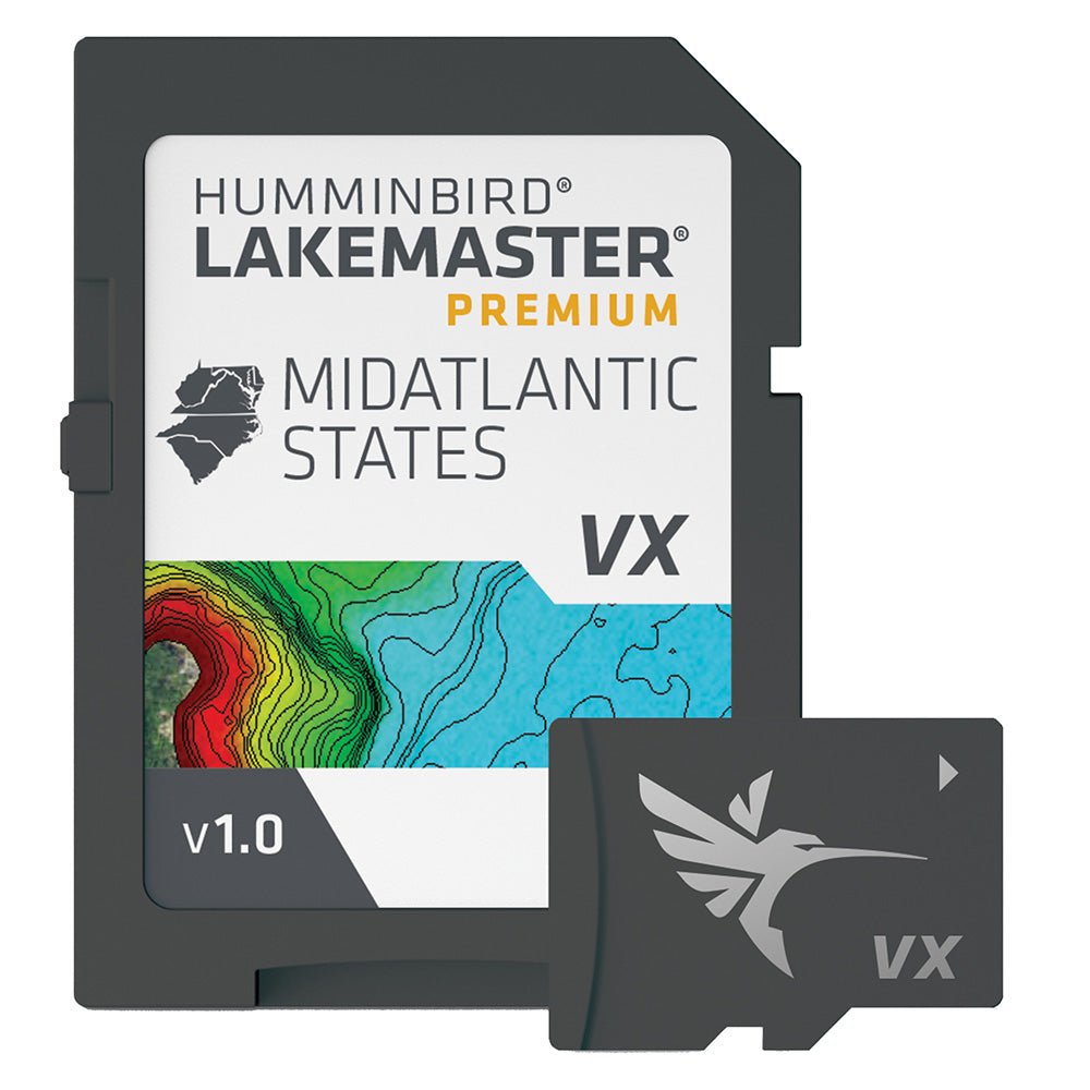 Humminbird LakeMaster VX Premium - Mid-Atlantic States [602004-1] - Life Raft Professionals