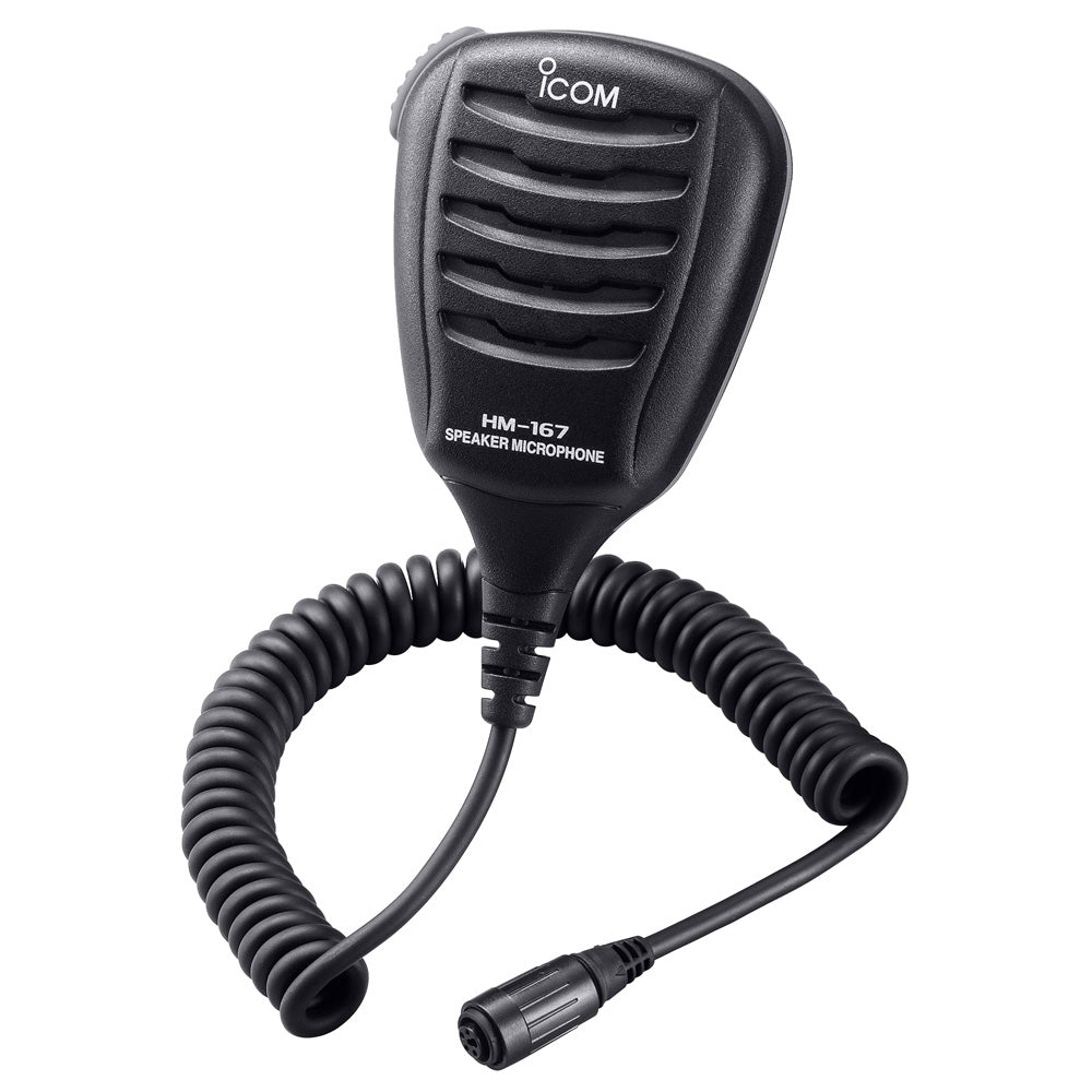 Icom HM-167 Speaker Mic - Waterproof - Life Raft Professionals