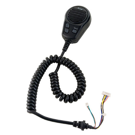 Icom HM126B Standard Black Front Mic f/M504 - Life Raft Professionals