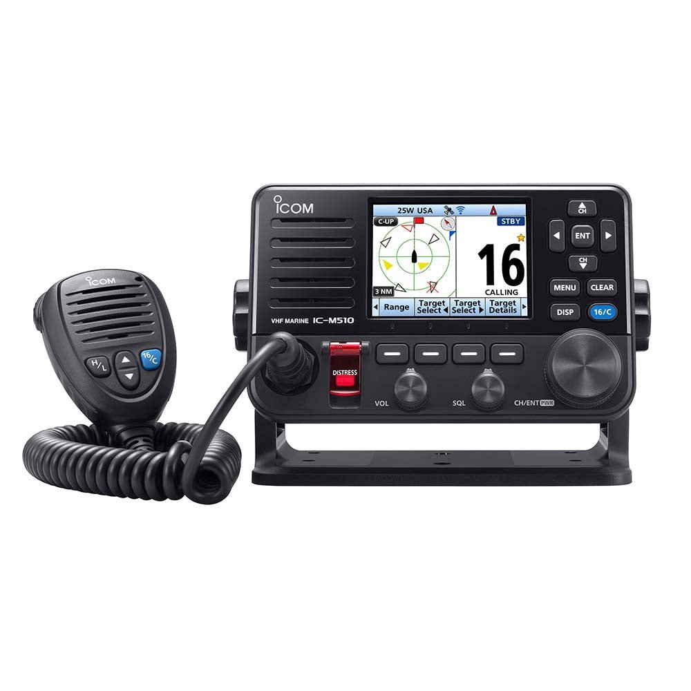 Icom M510 VHF Marine Radio - Life Raft Professionals