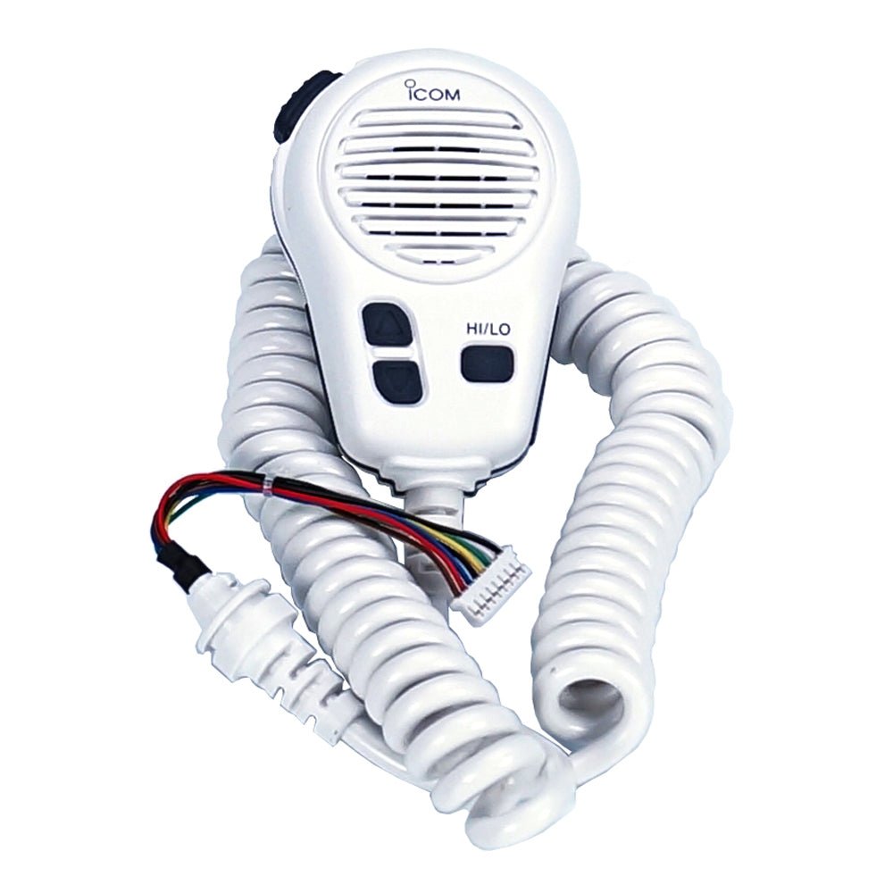 Icom Standard Hand Mic f/M424 - Super White - Life Raft Professionals