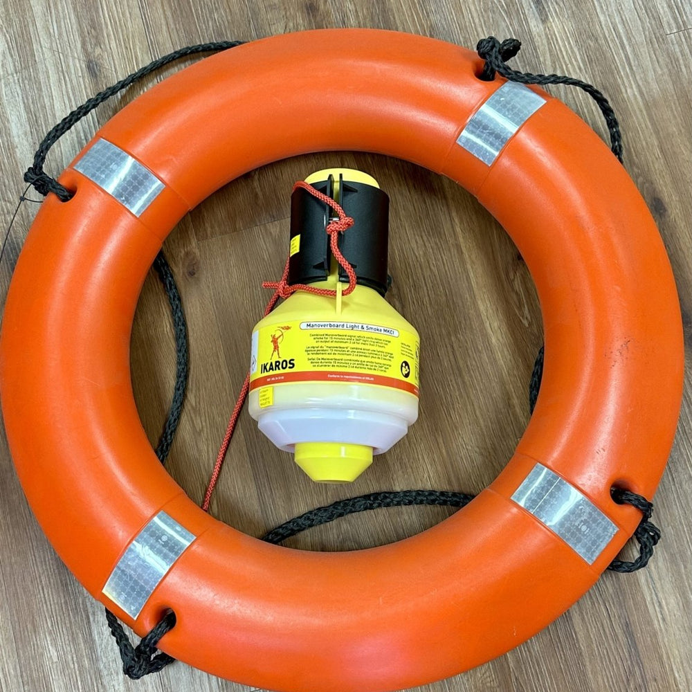 IKAROS Manoverboard (MOB) Ring Buoy Light W/Bracket - Life Raft Professionals