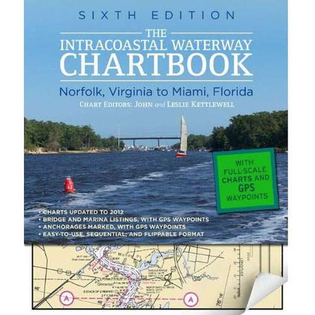 Intracoastal Waterway Chartbook, 6th edition: Norfolk to Miami - Life Raft Professionals