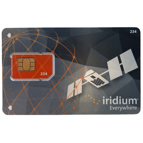 Iridium Post Paid SIM Card Activation Required - Orange [IRID-SIM-DIP] - Life Raft Professionals