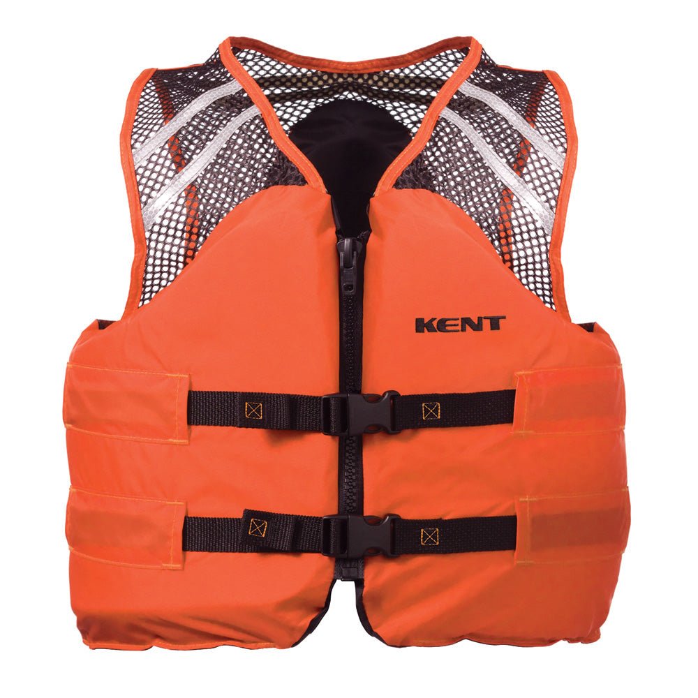 Kent Mesh Classic Commercial Vest - 2XL - Orange - Life Raft Professionals