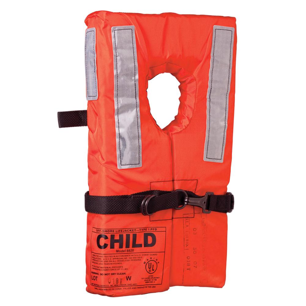 Kent Type 1 Collar Style Life Jacket - Child [100100-200-002-12] - Life Raft Professionals