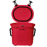 LAKA Coolers 20 Qt Cooler - Red - Life Raft Professionals