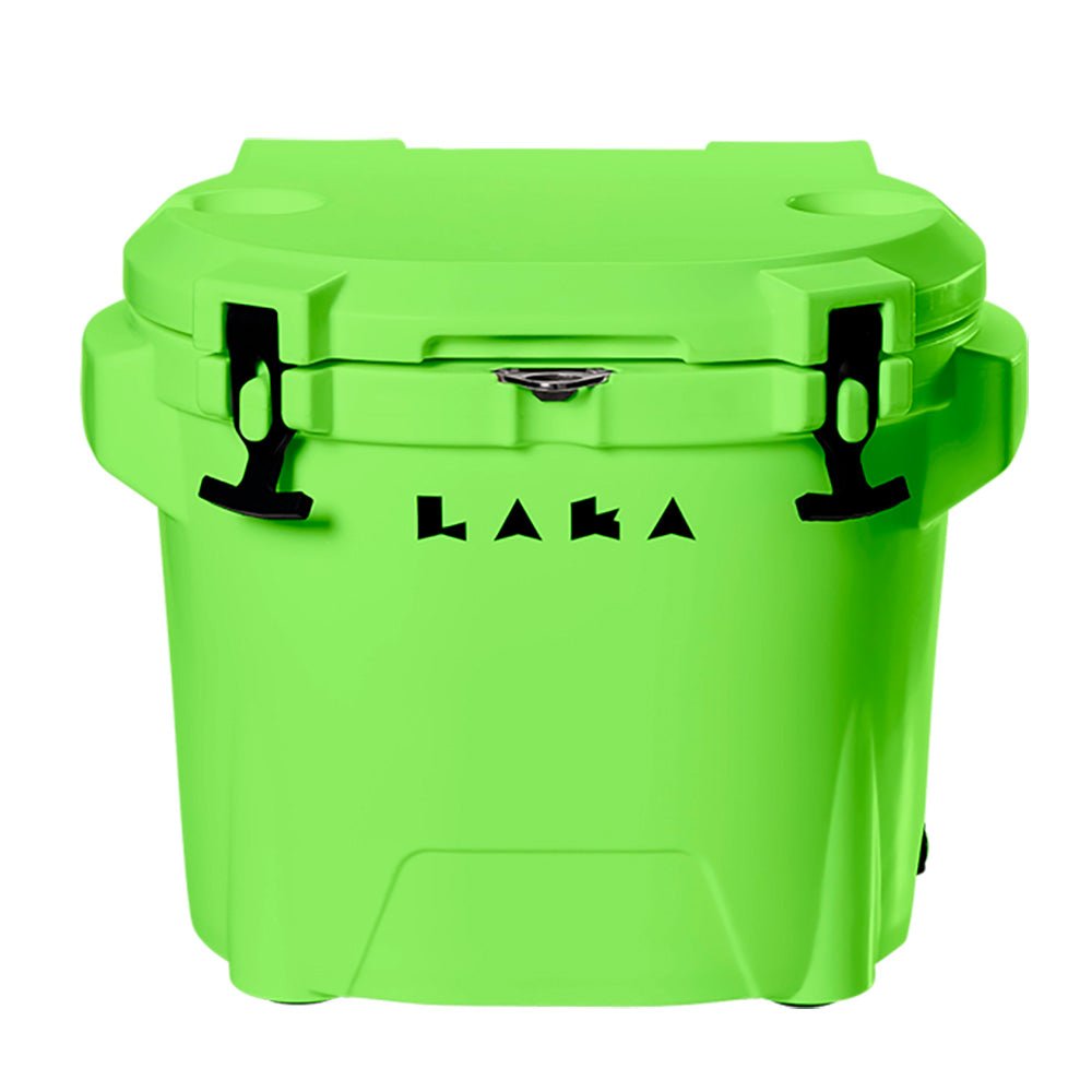 LAKA Coolers 30 Qt Cooler w/Telescoping Handle Wheels - Lime Green - Life Raft Professionals