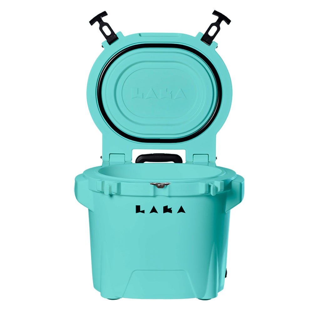 LAKA Coolers 30 Qt Cooler w/Telescoping Handle Wheels - Seafoam - Life Raft Professionals