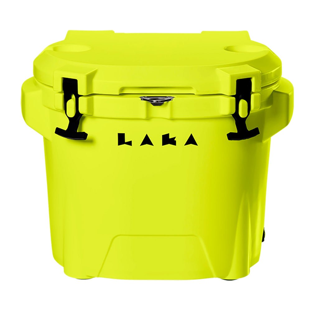 LAKA Coolers 30 Qt Cooler w/Telescoping Handle Wheels - Yellow - Life Raft Professionals