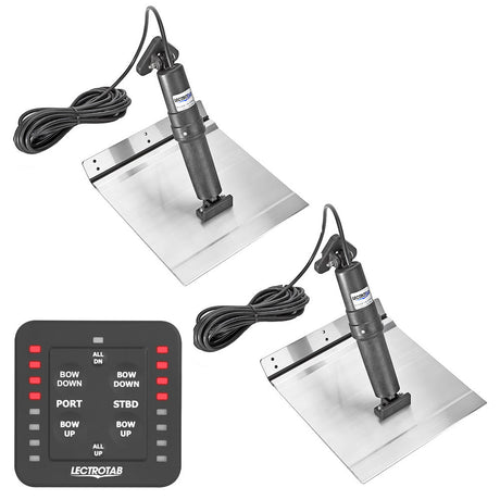 Lectrotab XKA Aluminum Alloy Trim Tab Kit w/One-Touch Control - 12 x 12 - Life Raft Professionals