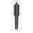 Lenco 102XD Extreme Duty Actuator - 24V - 4-1/4" Stroke - 5/16" Hardware - Life Raft Professionals