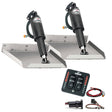 Lenco 12" x 12" Edgemount Trim Tab Kit w/LED Indicator Switch Kit 12V - Life Raft Professionals