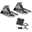 Lenco 16" x 12" Heavy Duty Performance Trim Tab Kit w/LED Indicator Switch Kit 12V - Life Raft Professionals