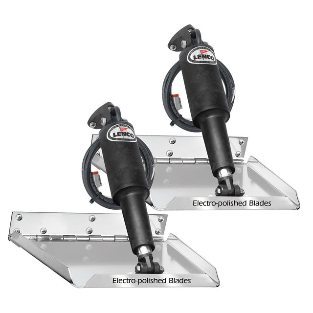 Lenco 18" x 14" Standard Performance Trim Tab Kit w/o Switch Kit 12V - Life Raft Professionals