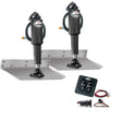 Lenco 9" x 9" Standard Trim Tab Kit w/Standard Tactile Switch Kit 12V - Life Raft Professionals