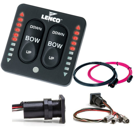 Lenco LED Indicator Integrated Tactile Switch Kit w/Pigtail f/Dual Actuator Systems - Life Raft Professionals