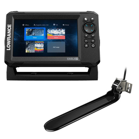 Lowrance Eagle 7 w/TripleShot Transducer Discover OnBoard Chart - Life Raft Professionals