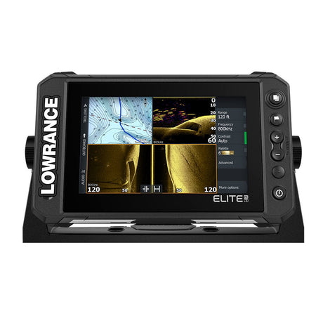 Lowrance Elite FS 7 Chartplotter/Fishfinder w/Active Imaging 3-in-1 Transom Mount Transducer - Life Raft Professionals