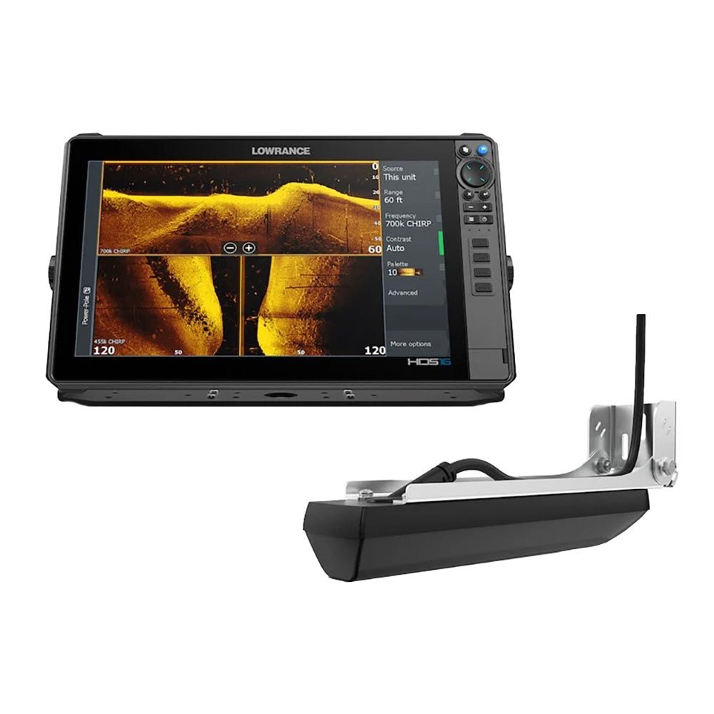 Lowrance HDS PRO 16 - w/ Preloaded C-MAP DISCOVER OnBoard Active Imaging HD Transducer - Life Raft Professionals