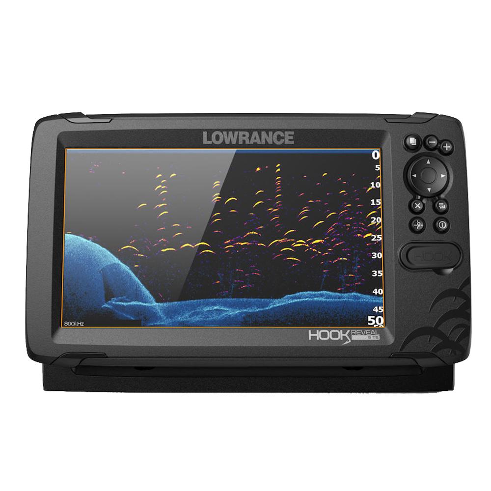 Lowrance HOOK Reveal 9 Combo 50/200 HDI Transom Mount w/Navionics+ Chart [000-15533-001] - Life Raft Professionals