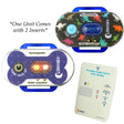 Lunasea Child/Pet Safety Water Activated Strobe Light w/RF Transmitter - Blue Case, Blue Attention Light [LLB-63BB-F0-K2] - Life Raft Professionals