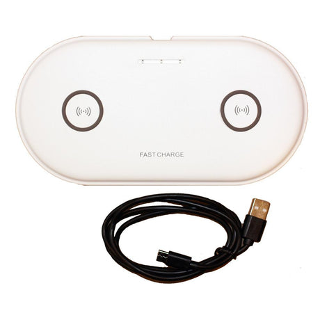 Lunasea Dual Qi Charge Pad - USB Powered [LLB-63AU-01-00] - Life Raft Professionals