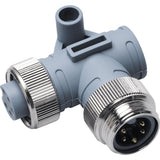 Maretron Mini 90 Deg. Male to Female Connector [ELB-NM-NF] - Life Raft Professionals