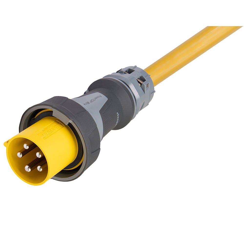 Marinco 100 Amp 120/208V 4-Pole, 5-Wire Shore Power Cable - No Neutral Wire - One-Ended Male Only Cord - Blunt Cut - 125 - Life Raft Professionals