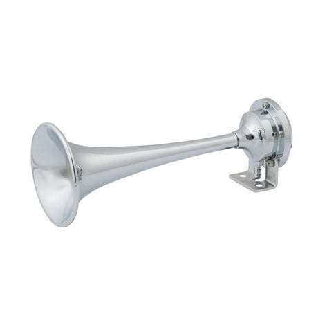 Marinco 12V Chrome Plated Single Trumpet Mini Air Horn - Life Raft Professionals