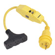 Marinco Dockside 30A to 15A Adapter with GFI - Life Raft Professionals