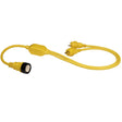 Marinco RY504-2-30 50A Female to 2-30A Male Reverse "Y" Cable - Life Raft Professionals