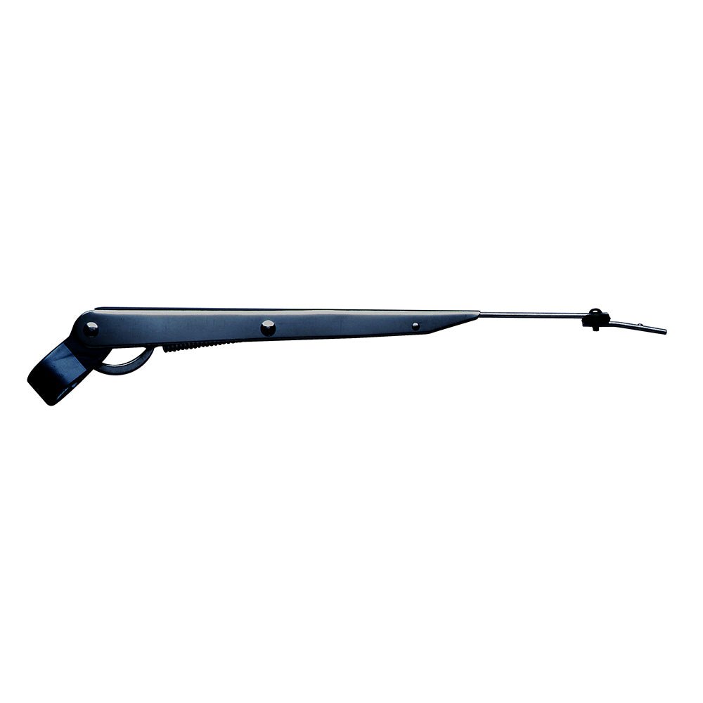 Marinco Wiper Arm Deluxe Stainless Steel - Black - Single - 10"-14" - Life Raft Professionals