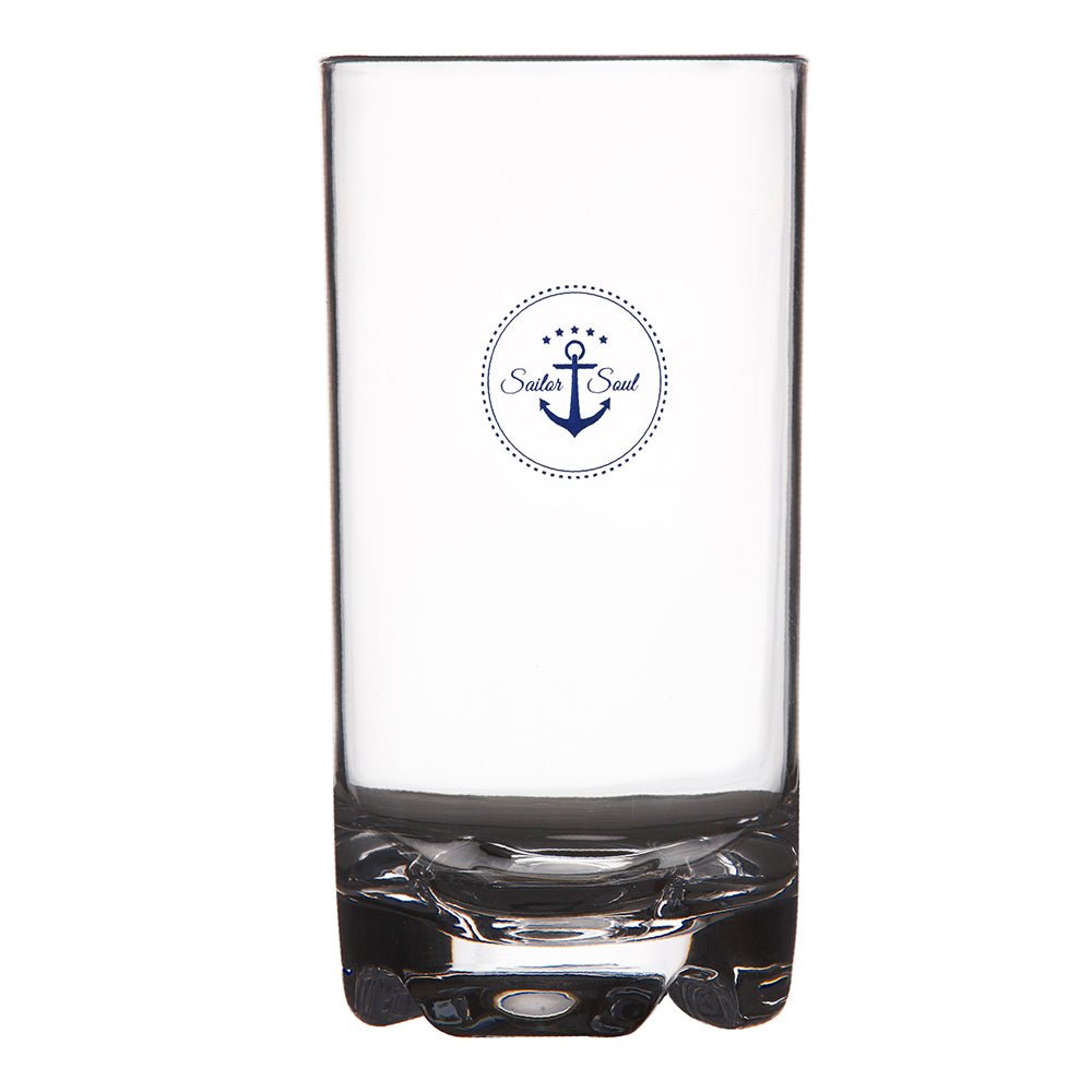 Marine Business Beverage Glass - SAILOR SOUL - Set of 6 - Life Raft Professionals