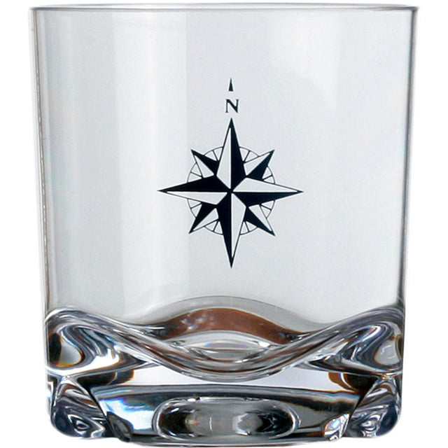 Marine Business Stemless Water/Wine Glass - NORTHWIND - Set of 6 - Life Raft Professionals