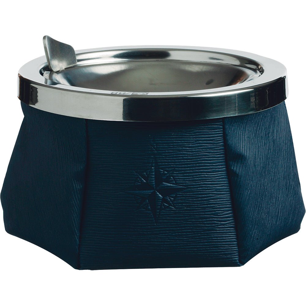 Marine Business Windproof Ashtray w/Lid - Navy Blue - Life Raft Professionals