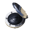 Maxwell Foot Switch Cover - Stainless Steel - Life Raft Professionals