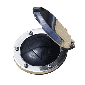 Maxwell Foot Switch Cover - Stainless Steel - Life Raft Professionals
