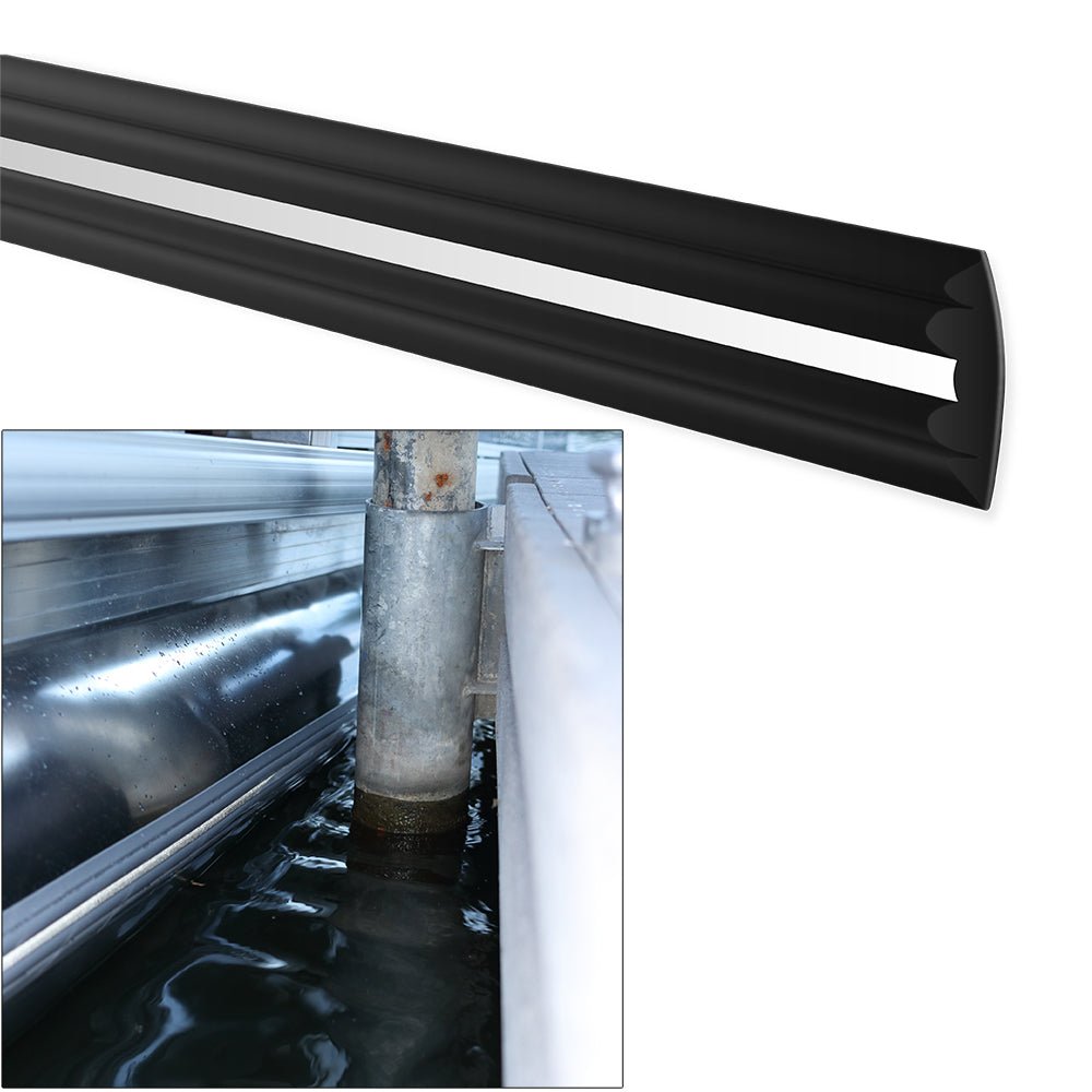 Megaware PontoonGuard - 32 Kit - (2) 16 Guards f/Pontoon Up To 21 - Black - Life Raft Professionals