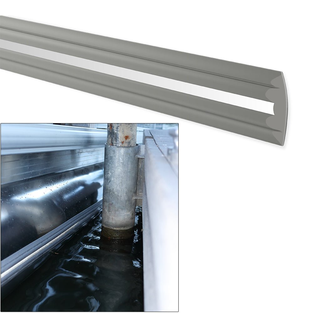 Megaware PontoonGuard - 40 Kit - (2) 20 Guards f/Pontoon Up To 25 - Gray - Life Raft Professionals