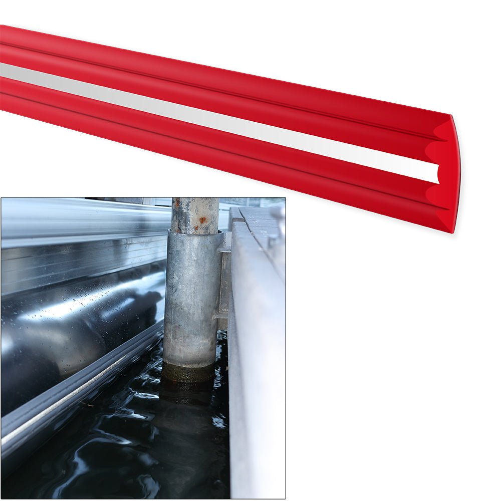 Megaware PontoonGuard - 40 Kit - (2) 20 Guards f/Pontoon Up To 25 - Red - Life Raft Professionals