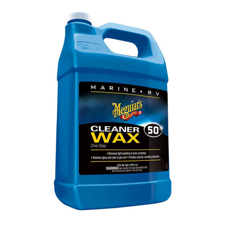 Meguiar's #50 Boat/RV Cleaner Wax - Liquid 1 Gallon - Life Raft Professionals