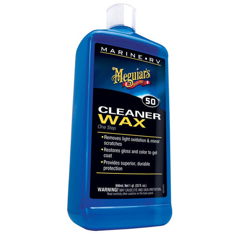 Meguiar's #50 Boat/RV Cleaner Wax - Liquid 32oz - Life Raft Professionals