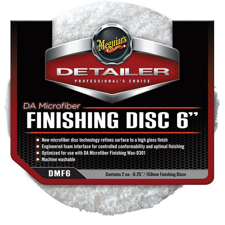 Meguiars DA Microfiber Finishing Disc - 6" - 2-Pack - Life Raft Professionals