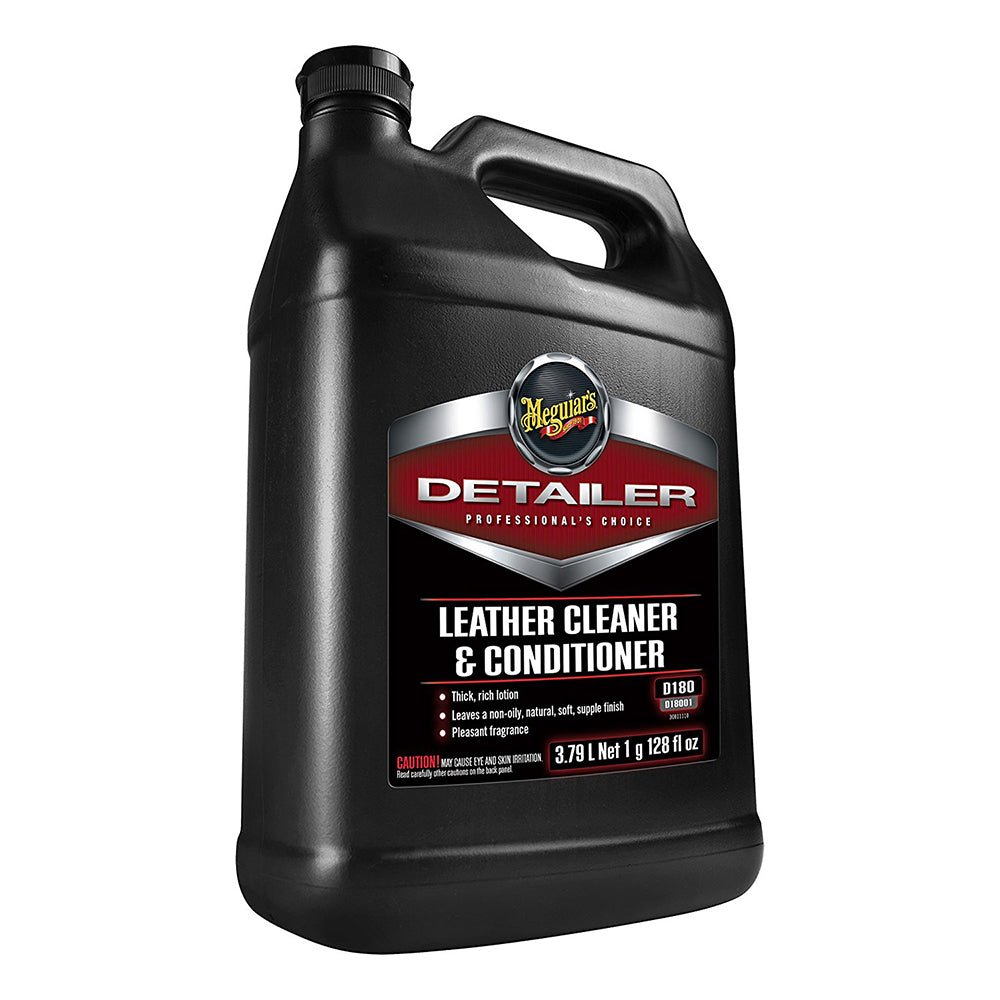 Meguiars Detailer Leather Cleaner Conditioner - 1-Gallon - Life Raft Professionals